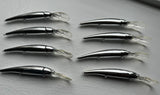 Chrome "Bandit Style" Blanks- unpainted - Manufacturing Defects (50-Pack)