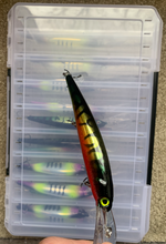 Load image into Gallery viewer, Amish Outfitters: Double Sided Crankbait Box - 18 Compartment
